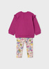 Mayoral Baby 2767-93 Komplet 2-częściowy z leginsami dla dziewczynki ECOFRIENDS Magenta