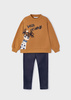 Mayoral Mini 4708-050 Komplet 2-częściowy z leginsami  Caramelo