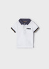 Mayoral Baby 1102-093 Koszulka polo dla chłopca biała