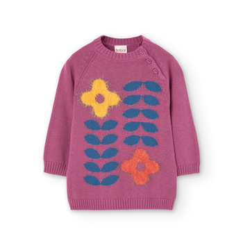 Boboli 249117 6119 Sukienka trykot dla dziewczynki