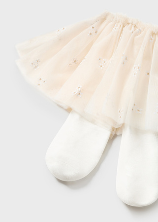 Mayoral Newborn 2848-025 Komplet 3-częściowy dla dziewczynki Champagne