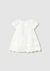 Mayoral Baby 1910-036 Sukienka tiulowa z haftem Crudo