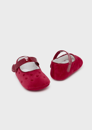 Mayoral Newborn 9794-087 Buty balerinki dla noworodka Rojo
