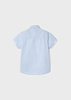 Mayoral Mini 3116-011 Koszula z krótkim rękawem z kołnierzykiem dla chłopca Niebieska