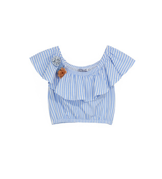 ORIGINAL MARINES DEP3144F Koszulka w paski z aplikacją 3D