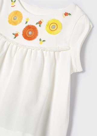 Mayoral Mini 3288-010 Komplet 2-częściowy ze spodenkami dla dziewczynki ECOFRIENDS Zielony