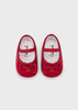 Mayoral Newborn 9568-054 Buty balerinki z opaską dla noworodka Czerwone