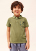 Mayoral Mini 3149-010 Koszulka polo z krótkim rękawem dla chłopca Zielona