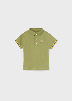 Mayoral Baby 1102-051 Koszulka polo dla chłopca Zielona