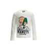 ORIGINAL MARINES DDAV3566F Koszulka z długim rękawem z cekinową aplikacją Snoopy dla dziewczynki Ecru