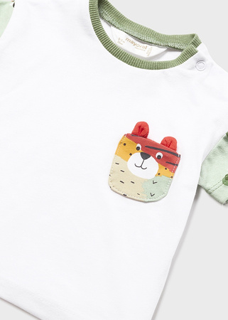 Mayoral Newborn 1629-019 Komplet 4-częściowy dla chłopca Zielony