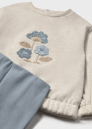 Mayoral Baby 2740-037 Komplet 2-częściowy z leginsami dzwonami Blue bell