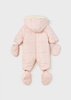 Mayoral Newborn 2624-062 Kombinezon z mikrofibry dla noworodka ECOFRIENDS różowy