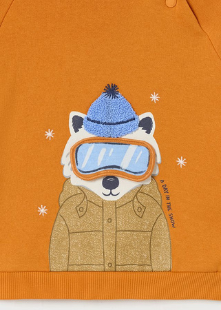Mayoral Baby 2429-018 Bluza z kapturem z motywem interaktywnym Yema