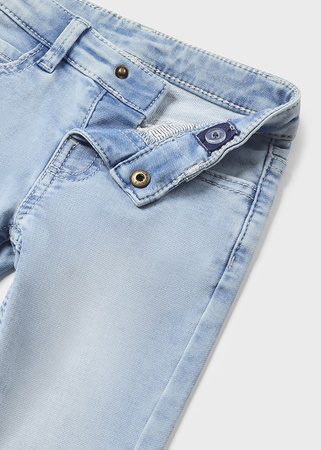 Mayoral Baby 1552-035 Długie spodnie slim fit soft denim   dla chłopca ECOFRIENDS Claro