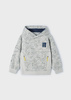 Mayoral Mini 3483-060 Bluza dla chłopca z obniżonymi ramionami Dust