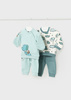 Mayoral Newborn  2682-027 Komplet 4-częściowy dla chłopca  Glaciar