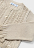 Mayoral Baby 1366-055 Sweterek dla dziewczynki Kolor  beżowo-złoty