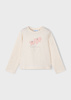Mayoral Mini 178-010 Koszulka z długim rękawem z aplikacją Macchiato