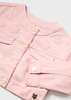 Mayoral Baby 1433-070 Kurtka/katanka z serży dla dziewczynki  Pastel