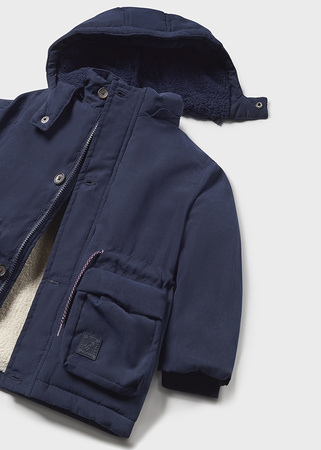 Mayoral Baby 2439-013 Parka z odpinanym kapturem dla chłopca Azul