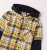 Ido 4A424/00 Koszula w kratę chłopięca Żólta