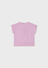 Mayoral Baby 1046-062 Koszulka z aplikacją 3D Malva