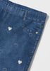 Mayoral Mini 3753-088 Leginsy dla dziewczynki ECOFRIENDS a'la jeans  niebieskie