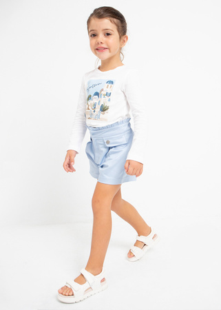 Mayoral Mini 3207-046 Krótkie spodenki dla dziewczynki Niebieskie