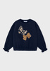 Mayoral Mini 4401-090 Bluza z haftem dla dziewczynki  Marino