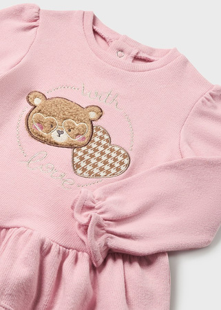 Mayoral Baby 2771-011 Komplet 2-częściowy z leginsami dla dziewczynki Rosado