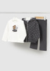 Mayoral Baby 2842-046 Dres 3 - częściowy Plomo vig