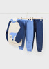 Mayoral Baby 2876-070 Dres 3-częściowy Cielo