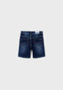 Mayoral Mini 3258-056 Bermudy jeans z kieszeniami dla chłopca Granatowe