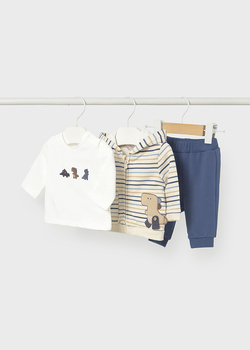 Mayoral Newborn 2623-071 Dres 3-częściowy dla noworodka Artico