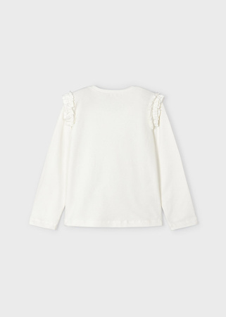 Mayoral Mini 4003-064 Koszulka z długim rękawem dla dziewczynki ECOFRIENDS Crudo