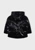 Mayoral Mini 4487-046 Kurtka zimowa metaliczna dla dziewczynki ECOFRIENDS Kolor czarny