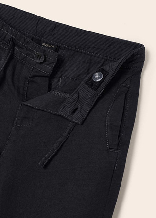 Mayoral Mini 3512-067 Spodnie chino regular z lnu dla chłopca Lapiz