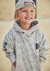 Mayoral Mini 3483-060 Bluza dla chłopca z obniżonymi ramionami Dust