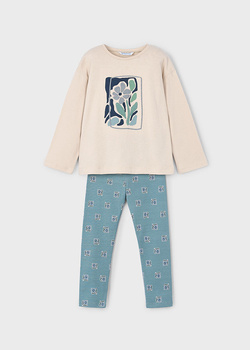 Mayoral Mini 4719-023 Komplet z leginsami Salvia