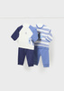 Mayoral Newborn  2681-022 Komplet 4-częściowy dla chłopca  Cascada