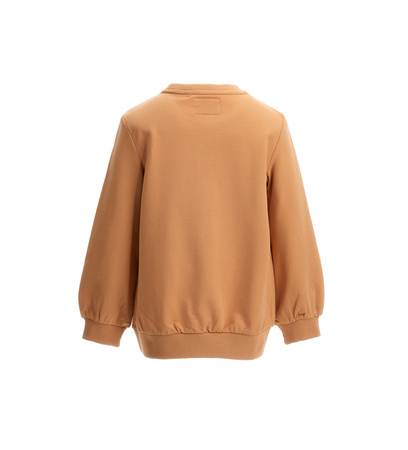 Original Marines DDA3655F Bluza z cekinową aplikacją dla dziewczynki Karmel