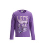 ORIGINAL MARINES DDAV3566F Koszulka z długim rękawem z cekinową aplikacją Snoopy dla dziewczynki Fiolet
