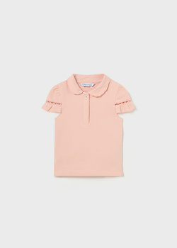 Mayoral Baby 1191-012 Bluzka z kołnierzykiem ECOFRIENDS dla dziewczynki  różowa