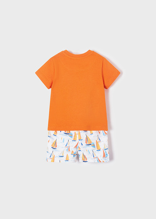 Mayoral Baby 1659-048 Komplet z kąpielówkami dla chłopca Pomarańczowy