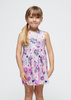 Mayoral Mini 3926-036 Sukienka w kwiaty dla dziewczynki  Malva