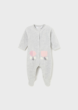Mayoral Newborn 2738-013 Zestaw/Komplet 2 pajacyki dla dziewczynki Perla vig