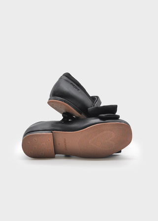 Mayoral Mini 44555-019 Buty baleriny z kokardą Negro