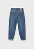 Mayoral Junior 6584-067 Spodnie jeansowe slouchy z bawełny dla dziewczynki Niebieskie
