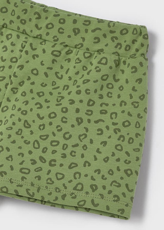 Mayoral Mini 3288-010 Komplet 2-częściowy ze spodenkami dla dziewczynki ECOFRIENDS Zielony